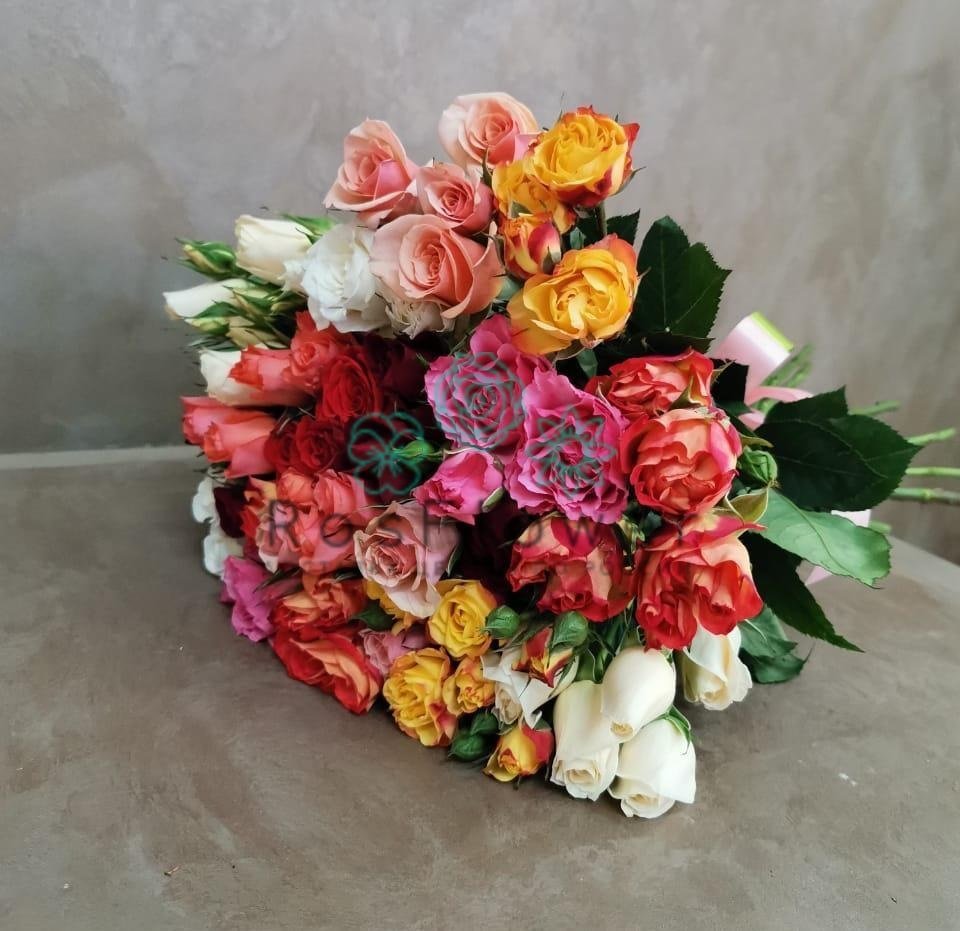 Букет цветов из: Розы в Сосновый