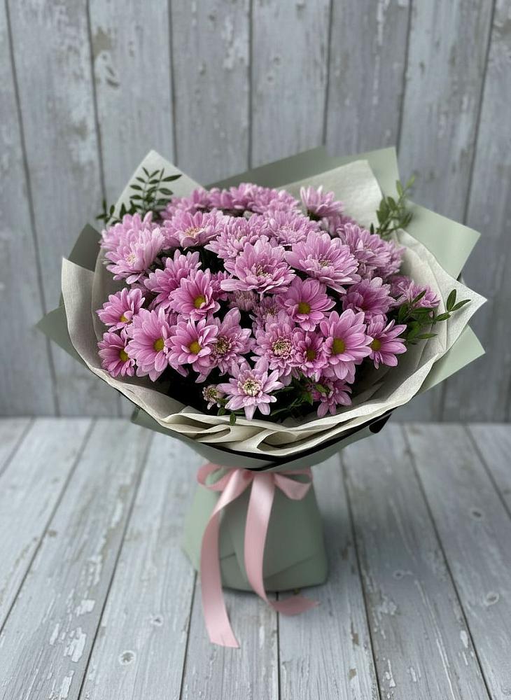 Букет цветов из: Хризантемы в Сосновый