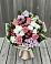 Букет цветов из: Альстромерии, Гвоздики, Розы и Хризантемы в Сосновый