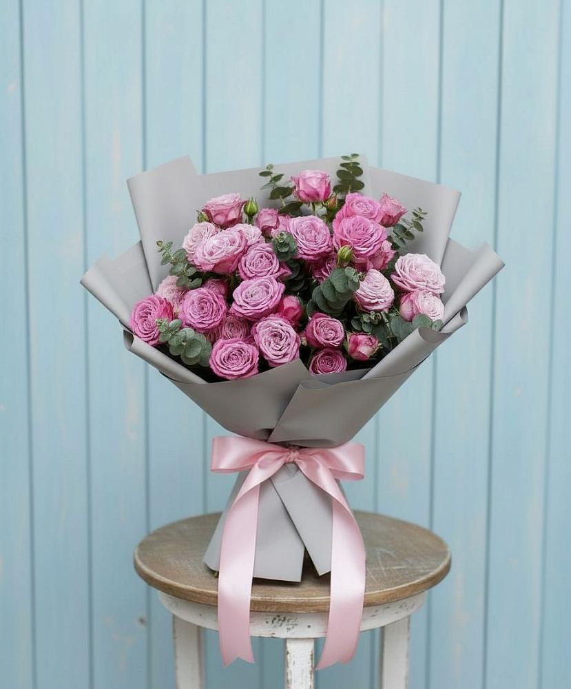 Букет цветов из: Розы в Сосновый