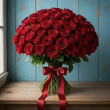 Букет Красные розы Блэк Меджик в Сосновый