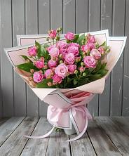 Букет Розовый кустик в Сосновый