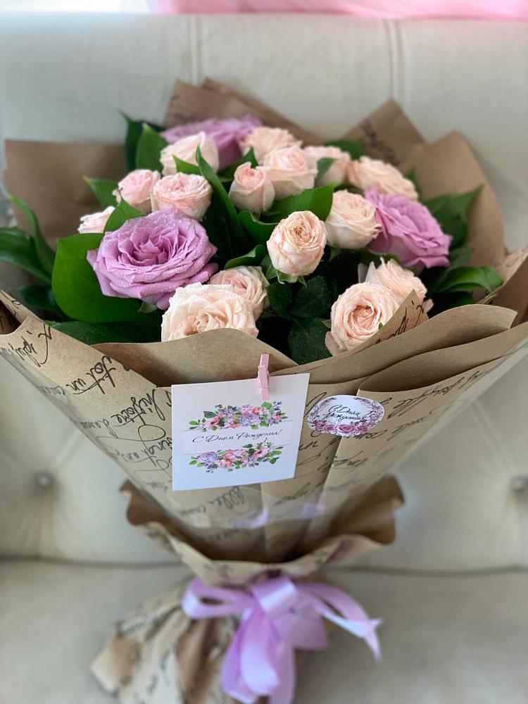 Букет цветов из: Розы в Сосновый