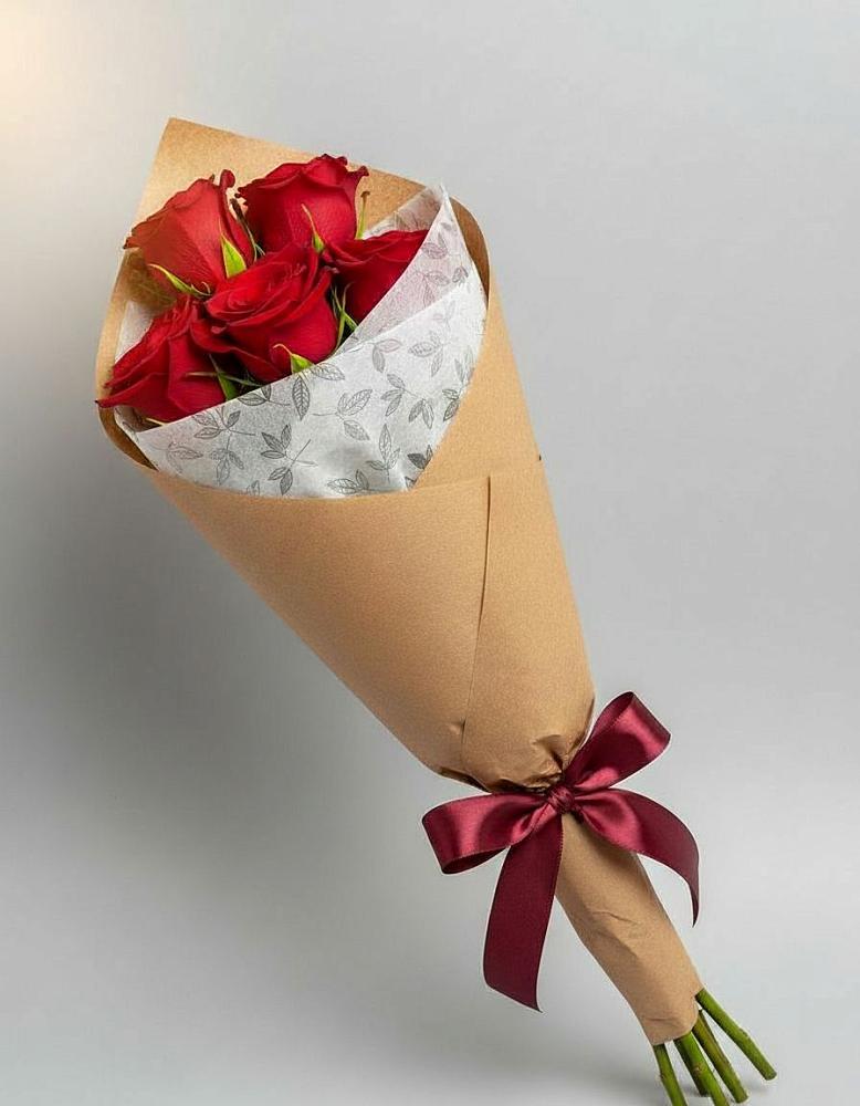 Букет цветов из: Розы в Сосновый