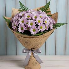 Букет цветов из:  Хризантемы в Сосновый