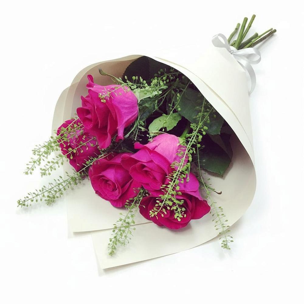 Букет цветов из: Розы в Сосновый