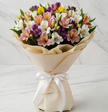Букет цветов из:  Альстромерии #REPLACE_PRED# Сосновый