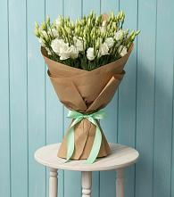 Букет цветов из:  Лизиантусы в Сосновый