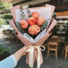 Букет цветов из:  Розы в Сосновый