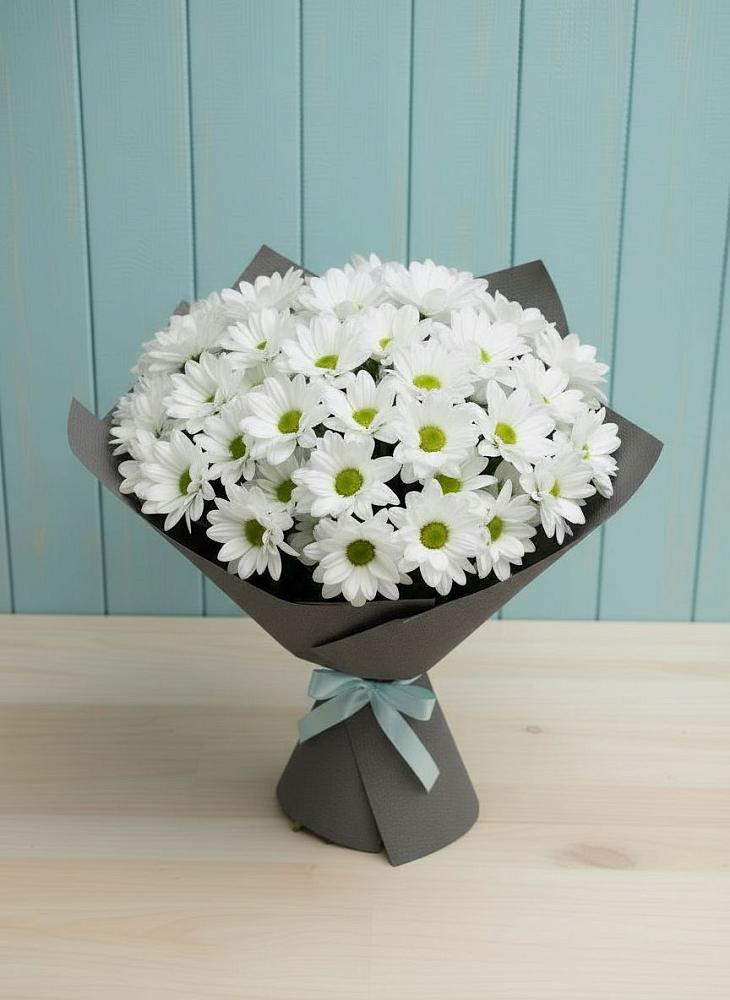 Букет цветов из: Хризантемы в Сосновый