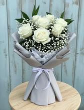 Букет цветов из:  Розы в Сосновый