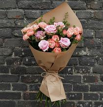 Букет цветов из:  Розы #REPLACE_PRED# Сосновый