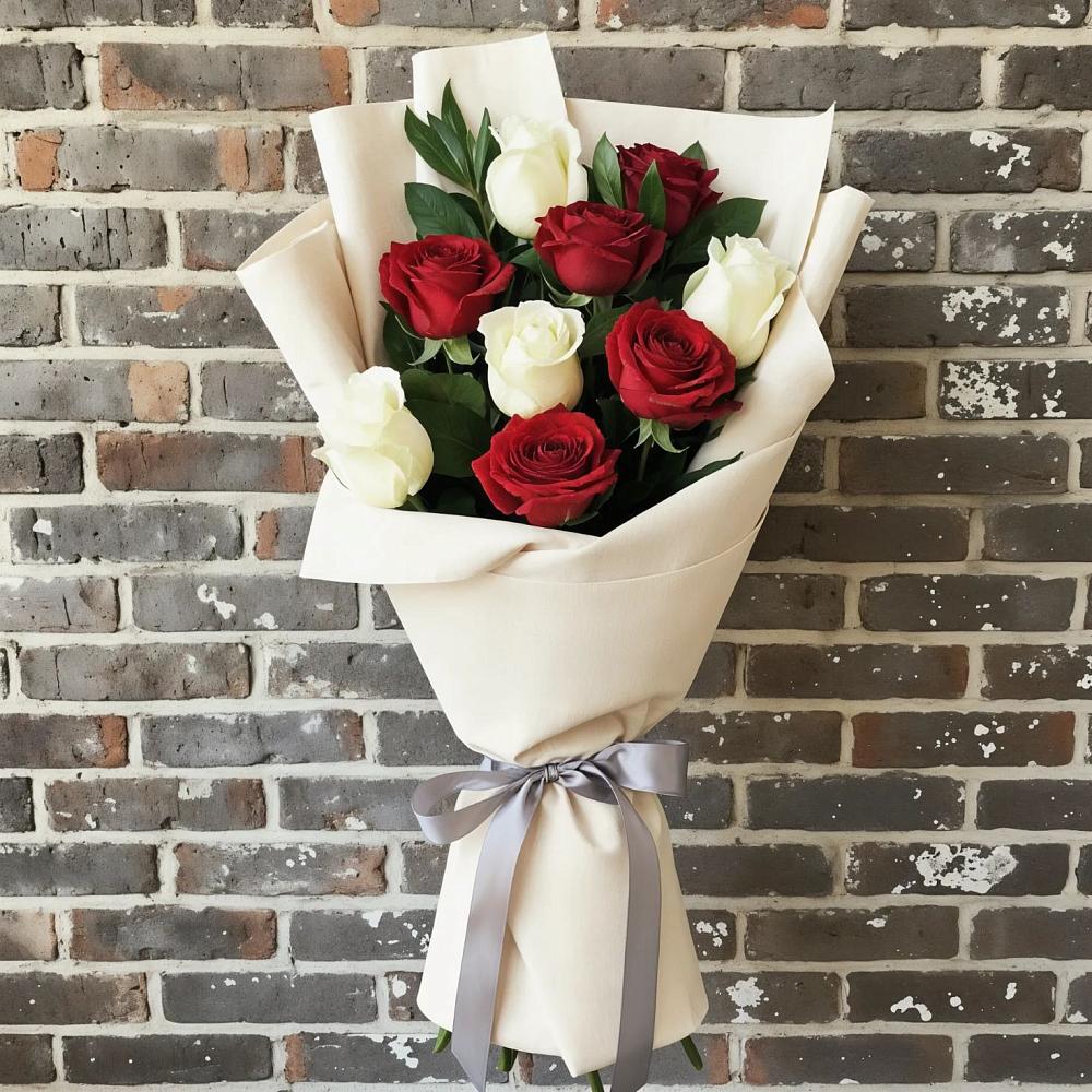 Букет цветов из: Розы в Сосновый