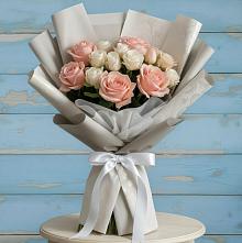 Букет цветов из:  Розы #REPLACE_PRED# Сосновый