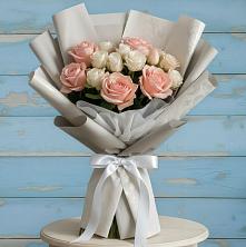 Букет цветов из:  Розы в Сосновый