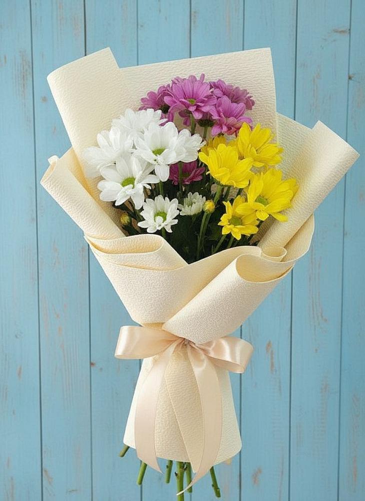 Букет цветов из: Хризантемы в Сосновый