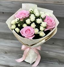 Букет цветов из:  Розы в Сосновый