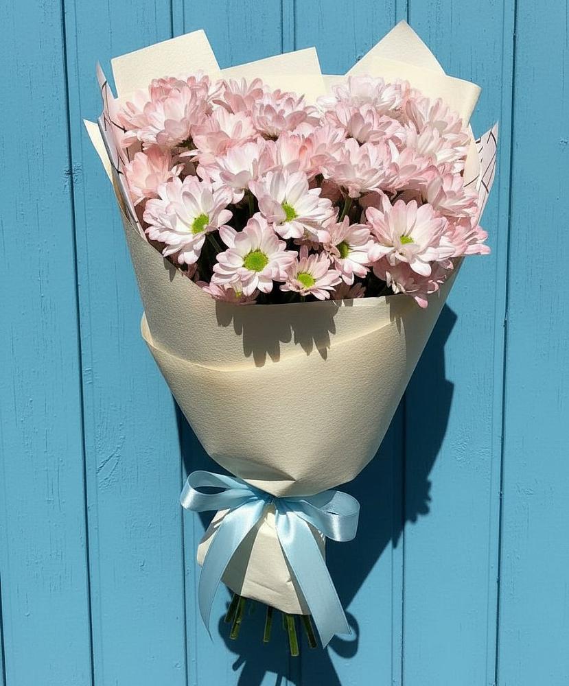 Букет цветов из: Хризантемы в Сосновый