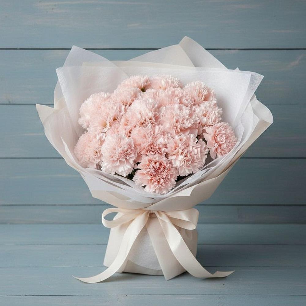 Букет цветов из: Гвоздики в Сосновый