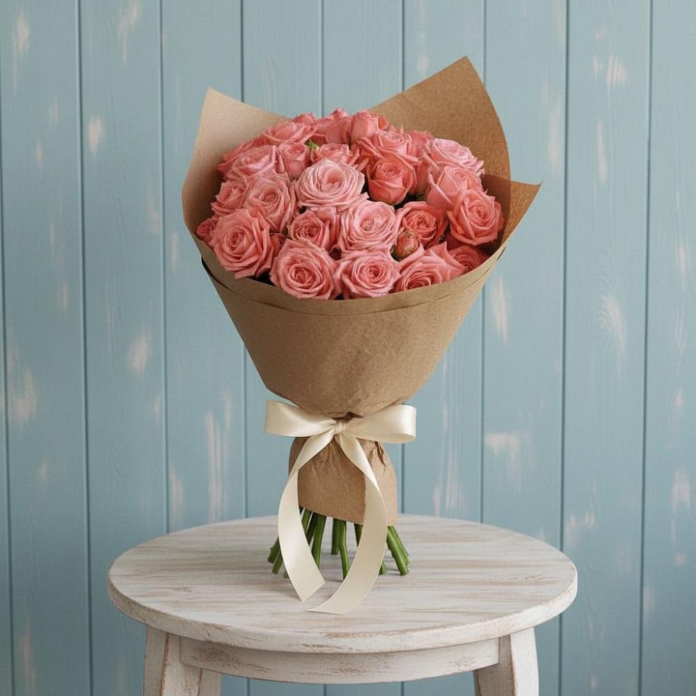 Букет цветов из: Розы в Сосновый